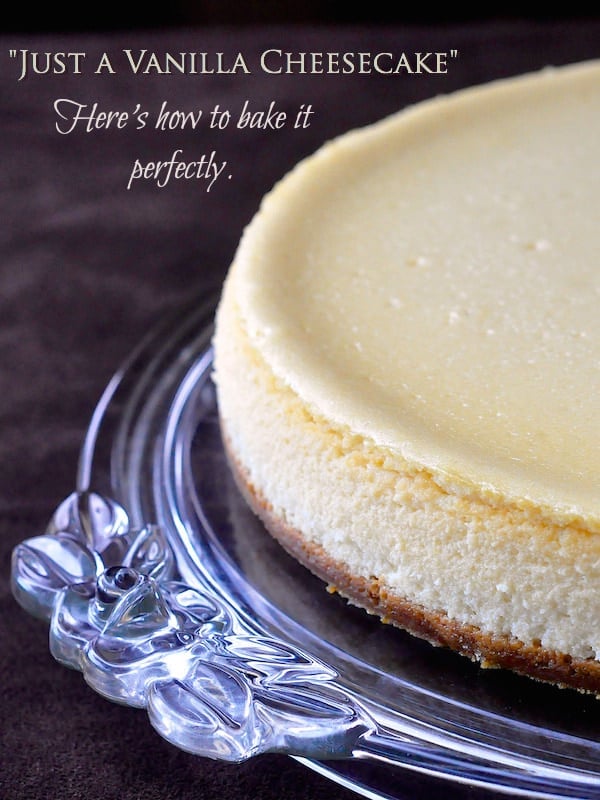 How to Bake the Perfect Cheesecake Every Time or &amp;quot;Just a Vanilla ...