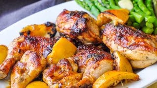 One Hour Broiled Lemon Chicken