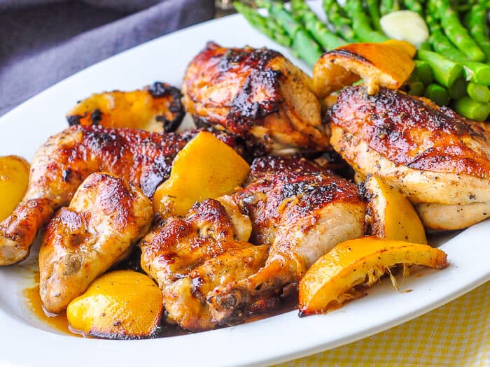 One Hour Broiled Lemon Chicken