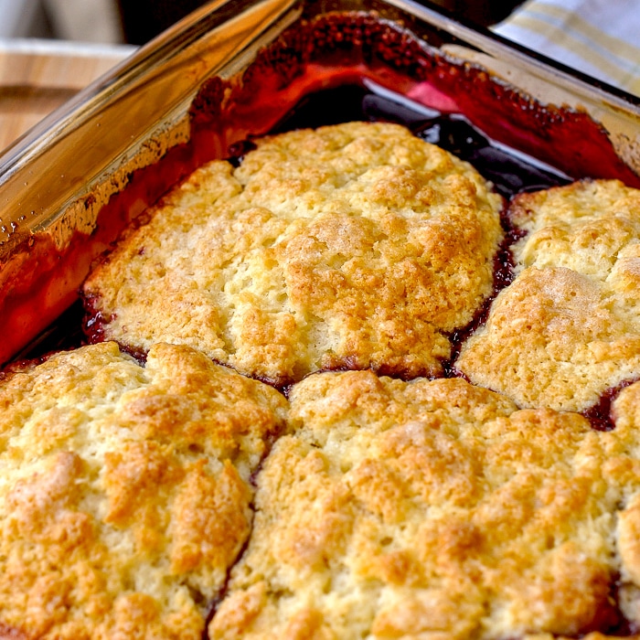 Photo of Cherry Cobbler fresh from the oven
