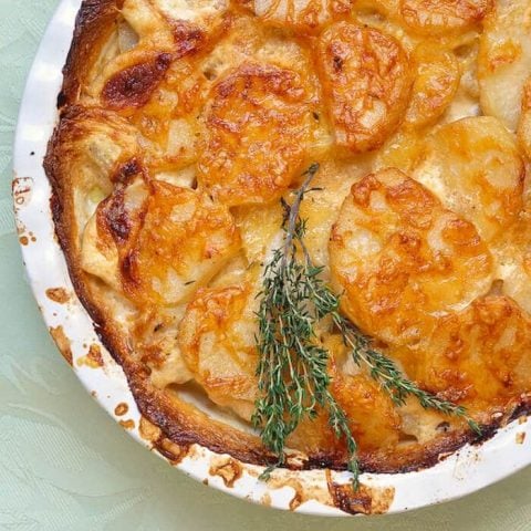 Potatoes Dauphinoise with Gruyere & Thyme