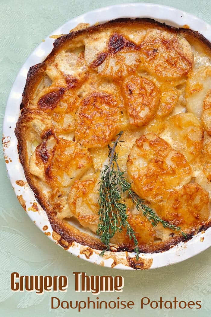 Potatoes Dauphinoise with Gruyere & Thyme