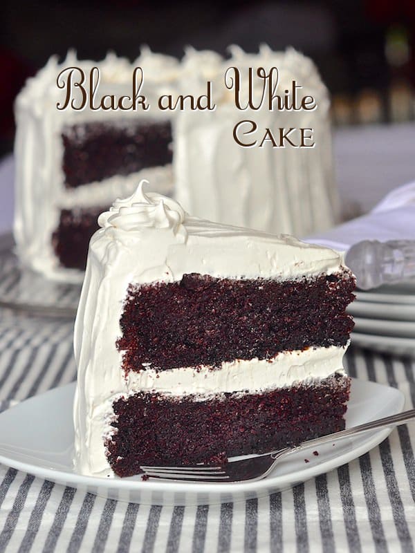 Black and White Cake