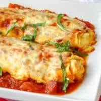 Margherita Chicken Cannelloni - your new favorite pasta dish!