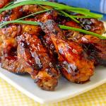 Grilled Honey Barbecue Wings, beautifully glazed sticky wings that you won't be able to get enough of. Make plenty!