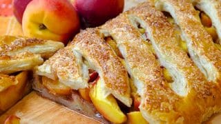 Shortcut Peach Strudel