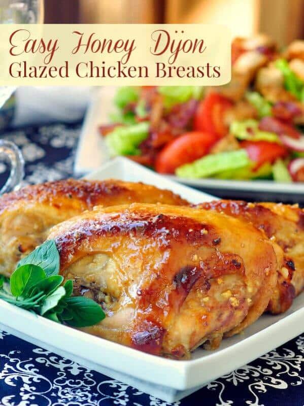 Glazed Honey Dijon Chicken Breasts
