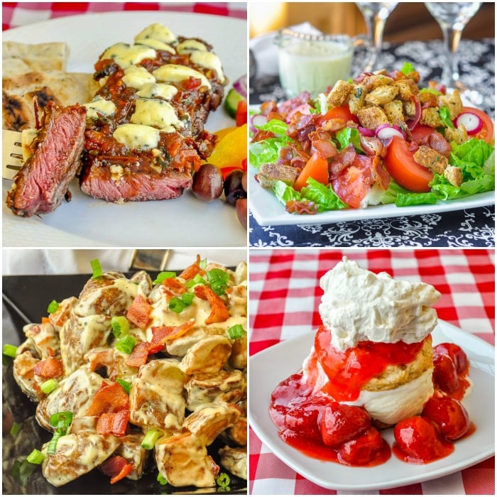 Fathers Day menu collage 1