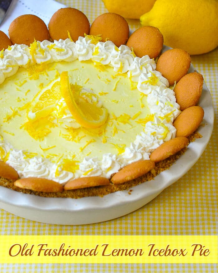 Old Fashioned Lemon Icebox Pie