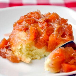 Quick Fruit Cobbler - in single servings or as a family sized dessert.
