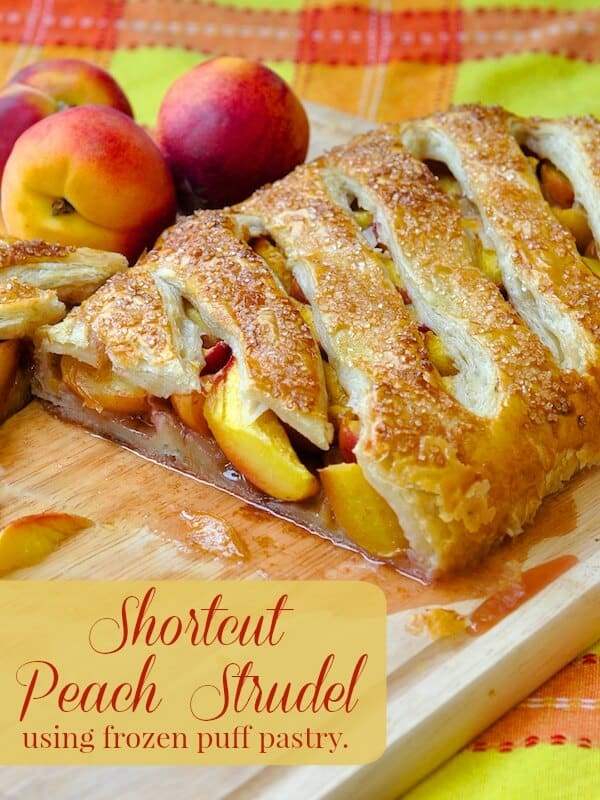 Shortcut Peach Strudel