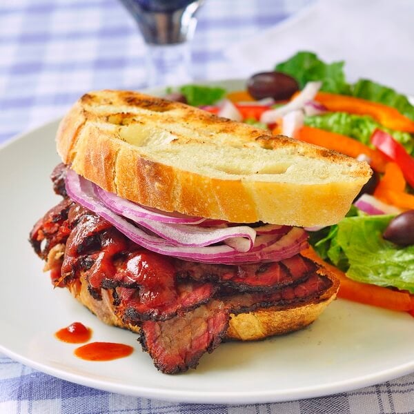 Smoked Beef Brisket Sandwich