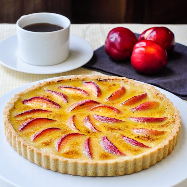 Summer Fruit Creme Brulee Tart