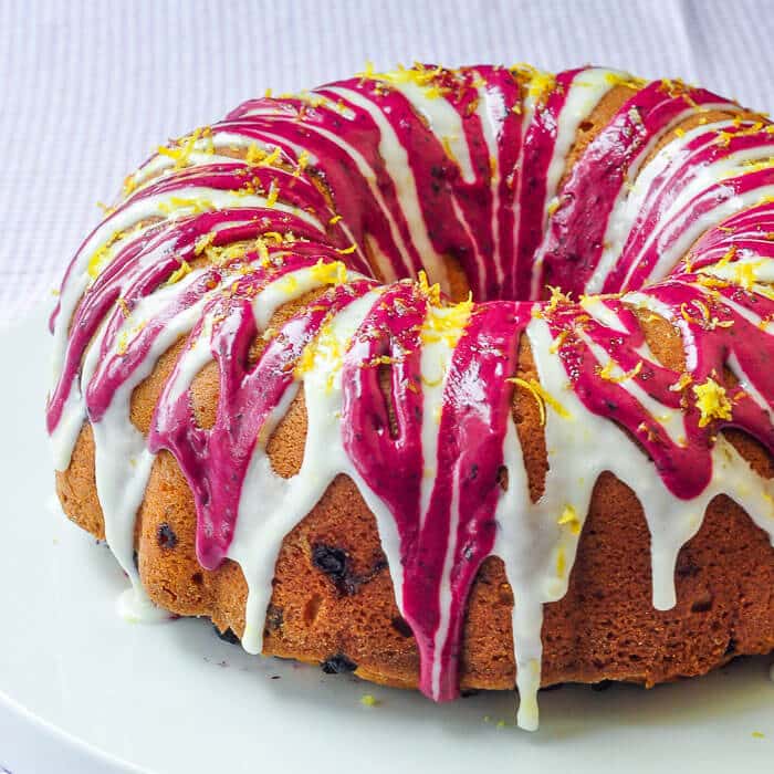 Lemon Blueberry Pound Cake