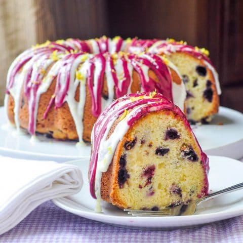 Lemon Blueberry Pound Cake