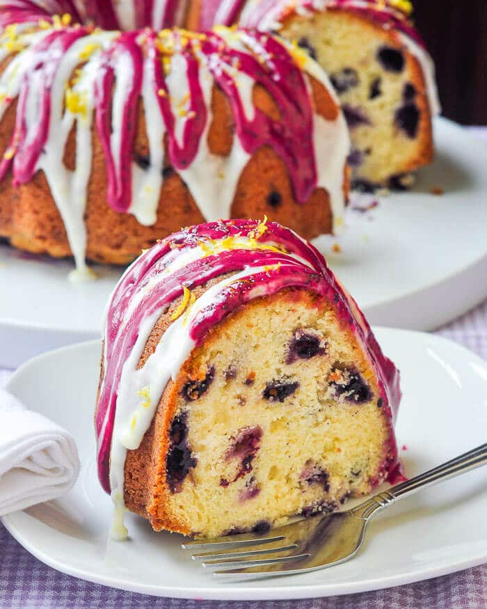 Lemon Blueberry Pound Cake