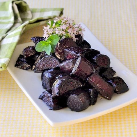 Balsamic and Honey Roasted Beets