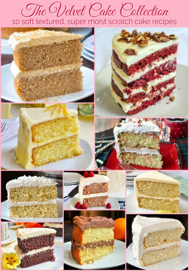 White Velvet Cake. Delicious & moist with a beautifully light texture.