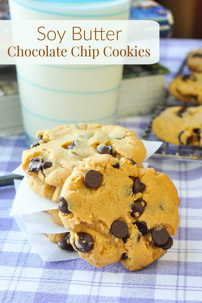 Soy Butter Chocolate Chip Cookies