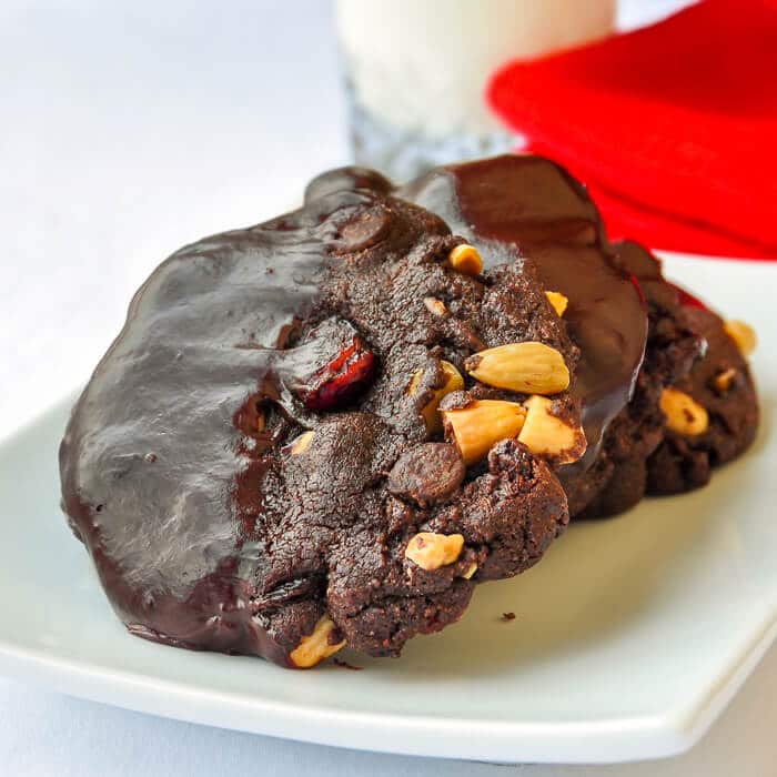Fruit & Nut Bar Cookies - inspired by a favourite candy bar with dried fruits and nuts..