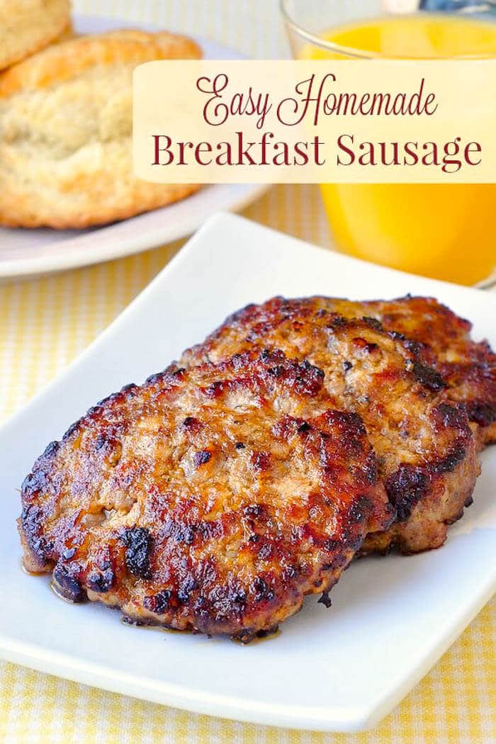 Homemade Breakfast Sausage - Damn Delicious