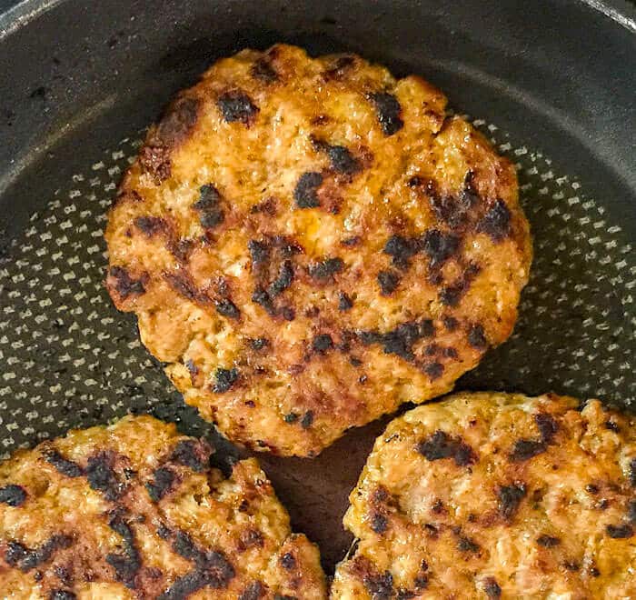 Homemade Breakfast Sausage Patties, perfect for breakfast sandwiches on English muffins.