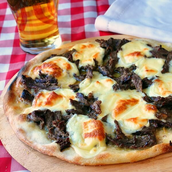 Philly Cheesesteak Pizza