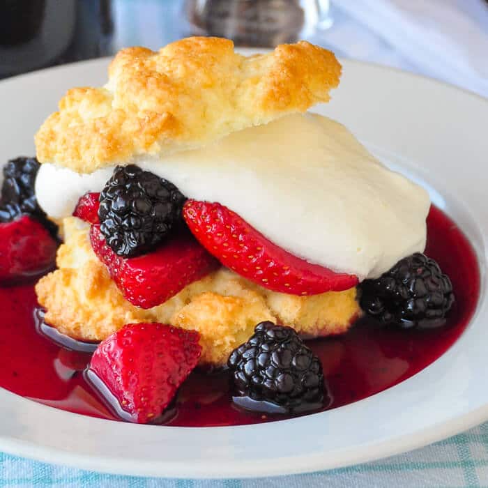 Drunken Berry Shortcake