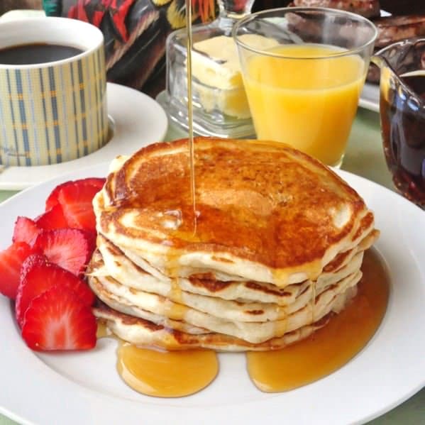 Basic Buttermilk Pancakes in Top Ten Tips for Perfect Pancakes