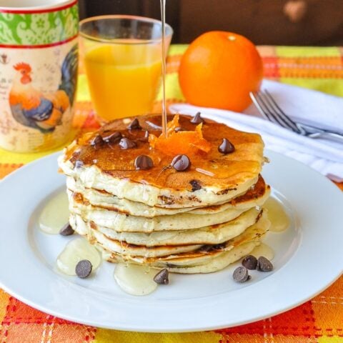 Chocolate Chip Buttermilk Pancakes