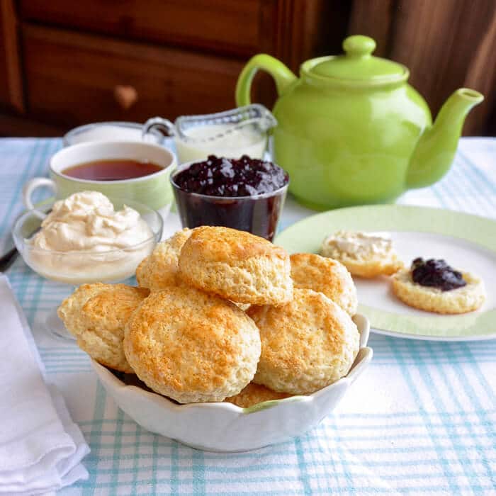 Proper English Scones usiing Ameriacan volume cup measurements instead of British ingredient weights.