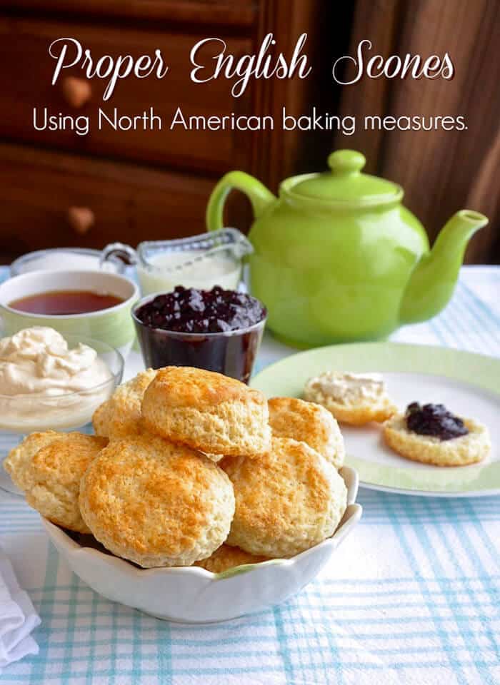 Proper English Scones usiing Ameriacan volume cup measurements instead of British ingredient weights.