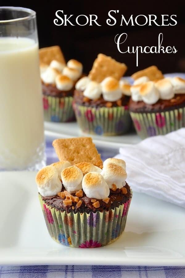 Skor S'mores Cupcakes