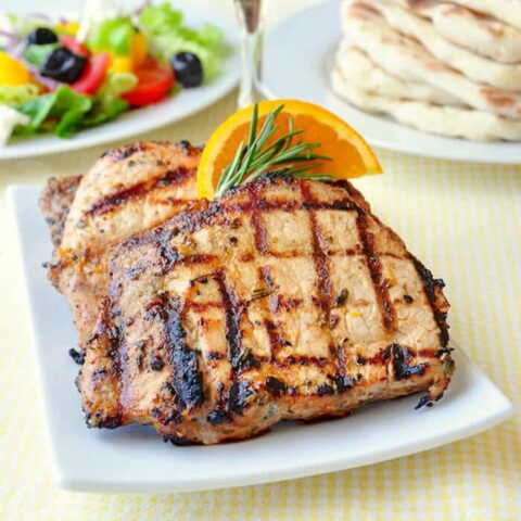 Orange Rosemary Pork Chops