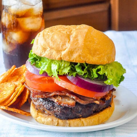 Smoked Paprika and Cheddar Burger