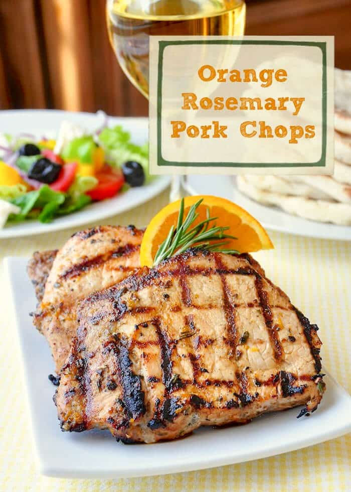 Orange Rosemary Pork Chops