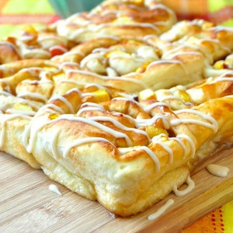 Ginger Peach Rolls