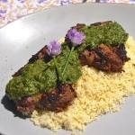 Moroccan Lamb Chops with Chermoula Sauce