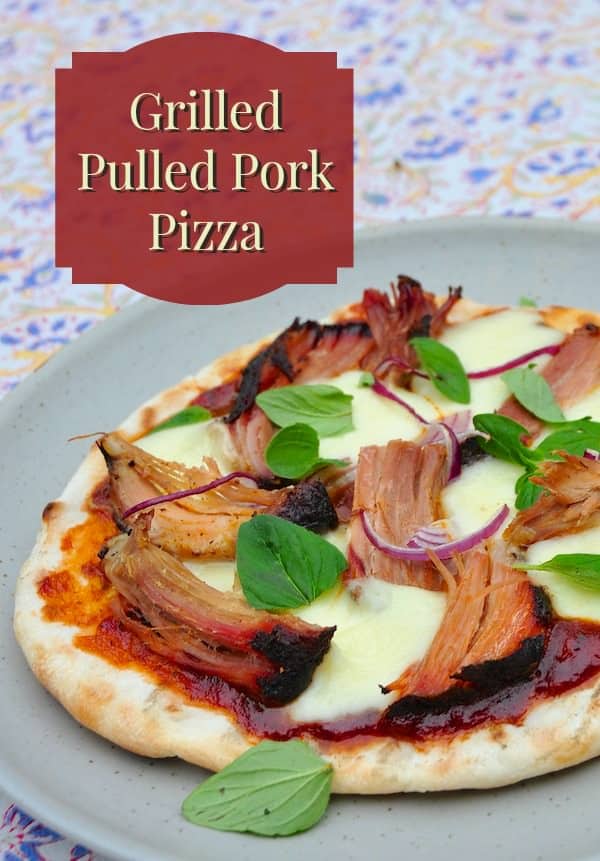 Grilled Pulled Pork Pizza