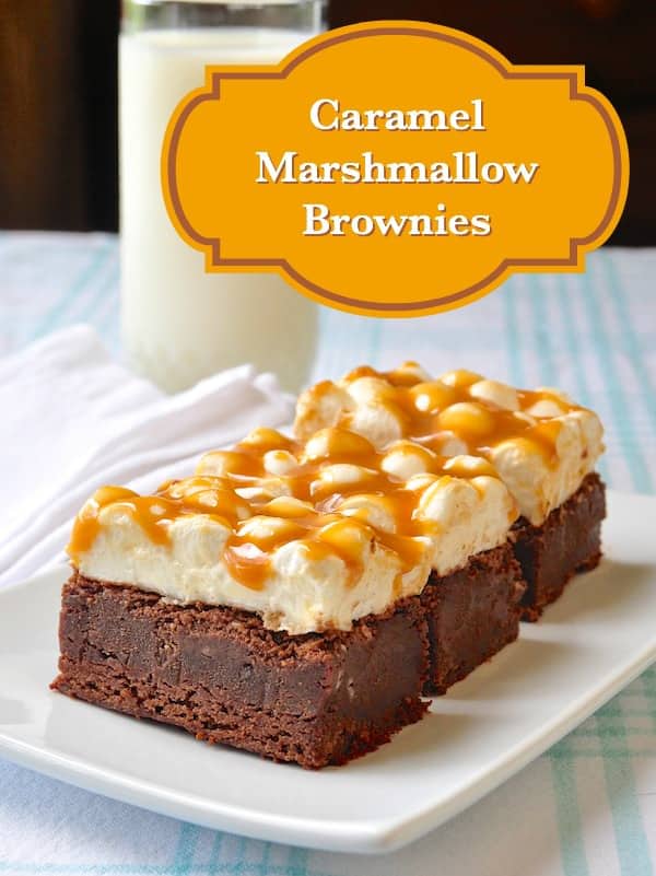 Caramel Marshmallow Brownies