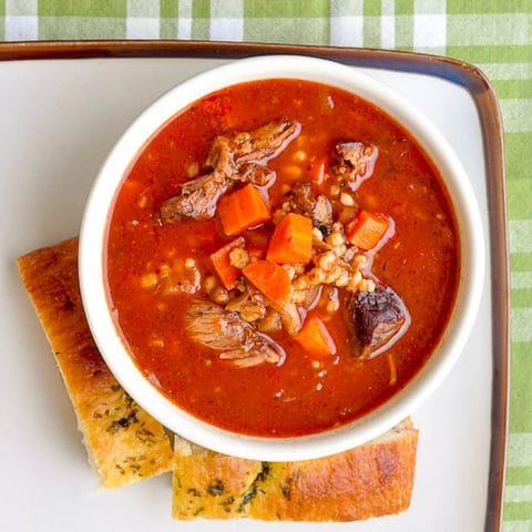 Braised Short Rib Beef Barley Soup