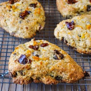 Date Cardamom Orange Scones