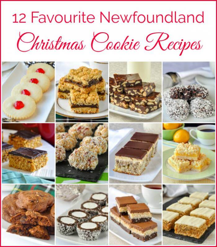 2017 Newfoundland Christmas Cookies Collage