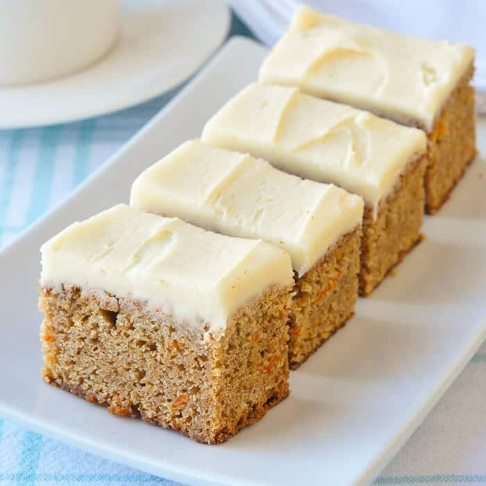 Carrot Cake Cookie Bars