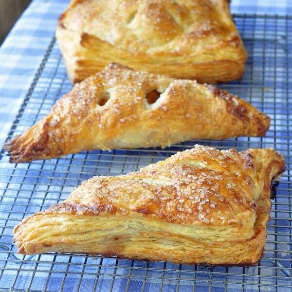 The Best Apple Turnovers - using a shortcut puff pastry recipe!
