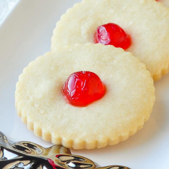 Old Fashioned Shortbread Cookies Close up