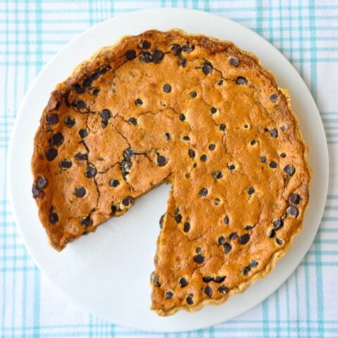 Chocolate Chip Butter Tart Pie