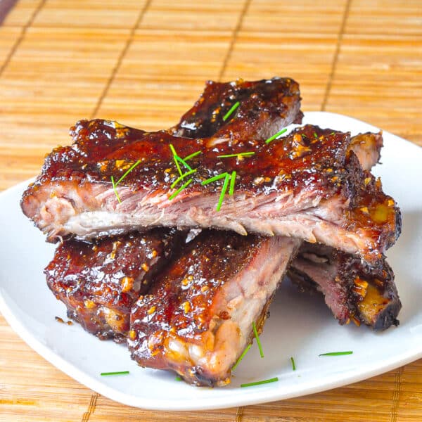 Honey Garlic Sticky Ribs so tender and perfectly glazed.