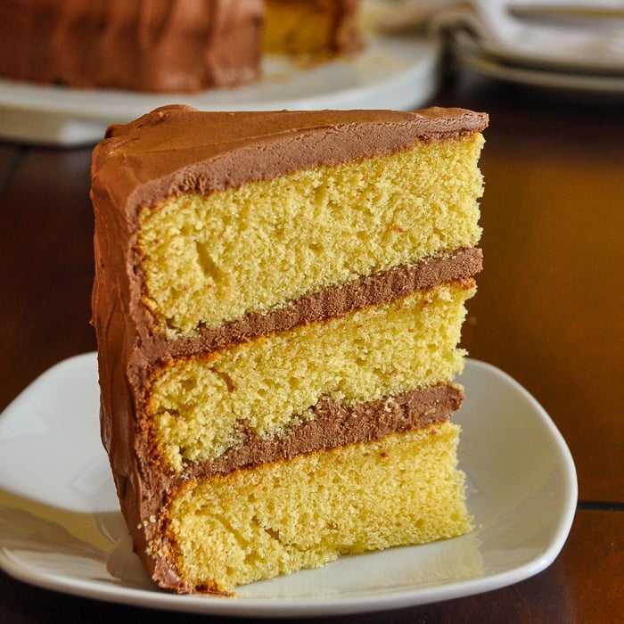 The Best Yellow Cake, square cropped featured image
