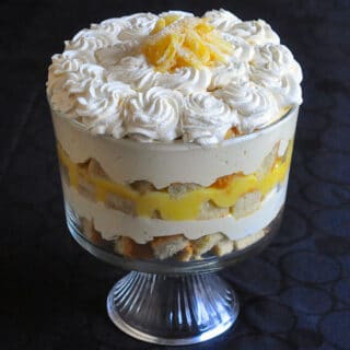 Lemon Mousse Trifle - a lemon lovers dream and the best Easter dinner dessert you can imagine.